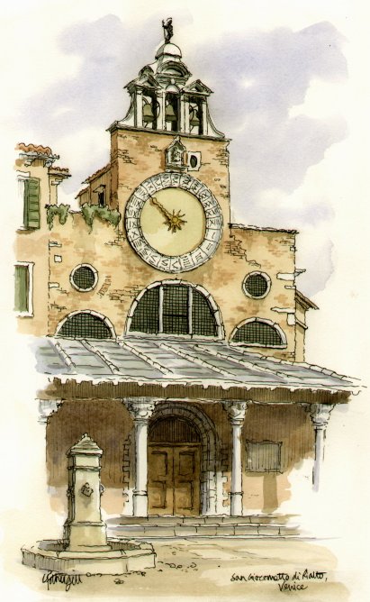 The Oldest Clock in Venice