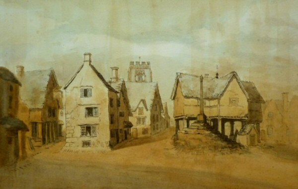 Northleach  Market Place – but as you have never seen it before