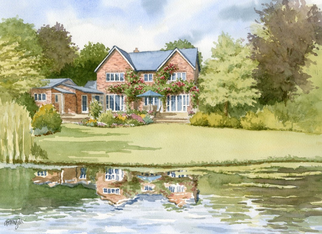 House with Lake