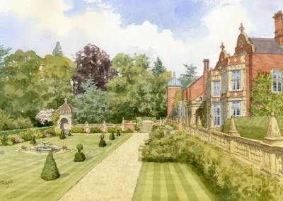 Tylney Hall, Hampshire showing lower terrace