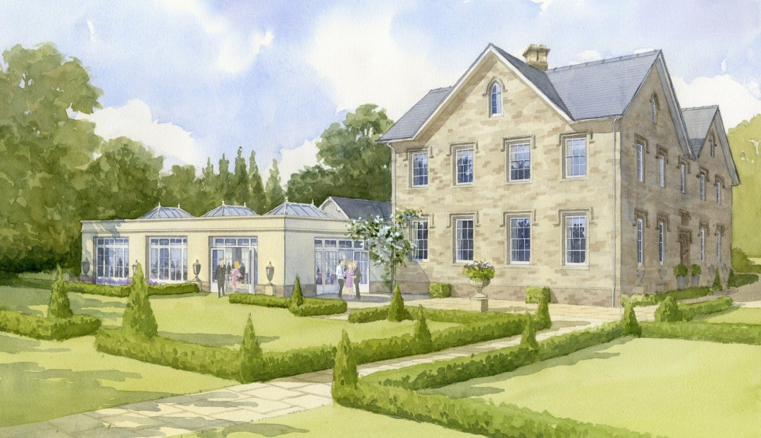Country Hotel with proposed new Orangery