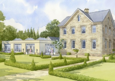 Country Hotel with proposed new Orangery