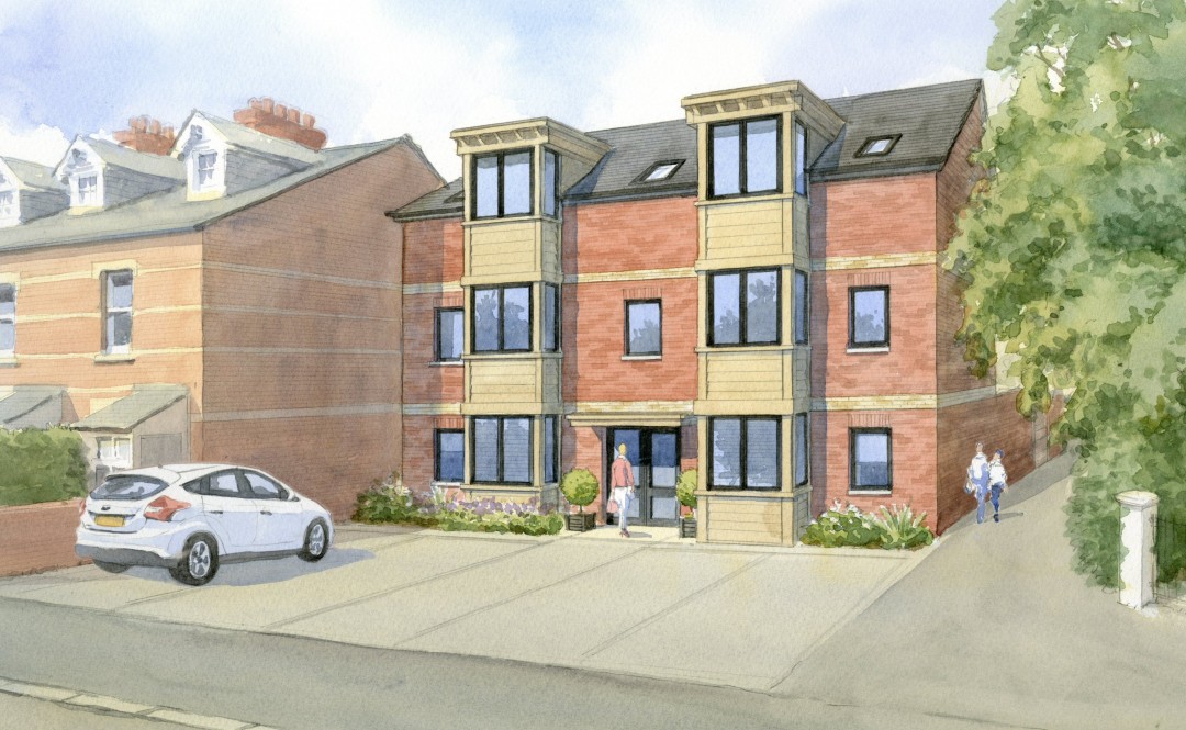 Artist’s impression of proposed residential apartments