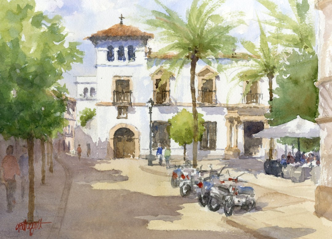 Street in Jerez de la Frontera, Andalucia