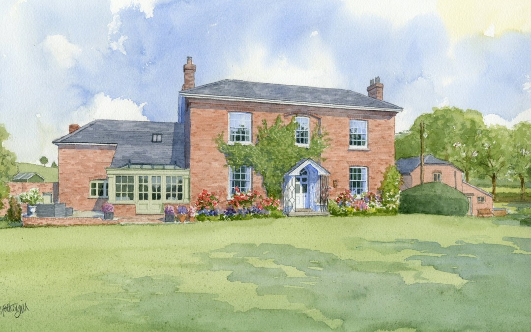 Georgian Farmhouse with outbuildings